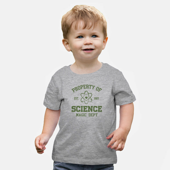 Property Of Science-Baby-Basic-Tee-Melonseta