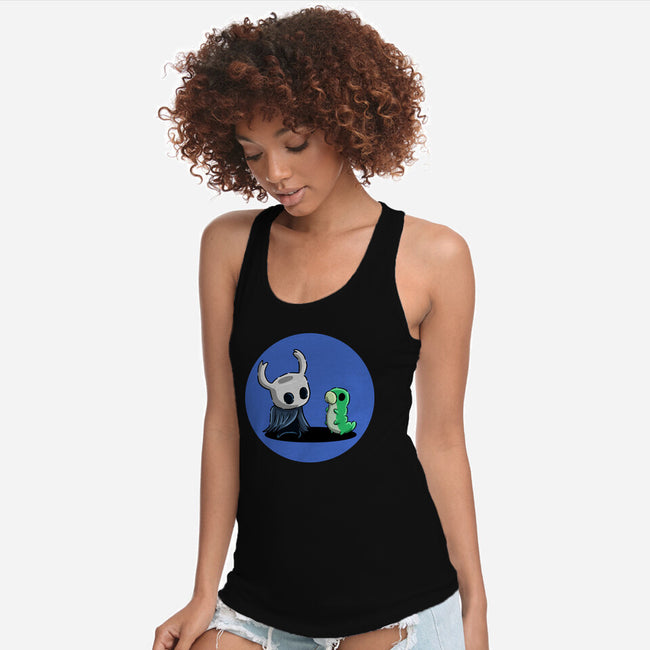 My Worm Friend-Womens-Racerback-Tank-nickzzarto