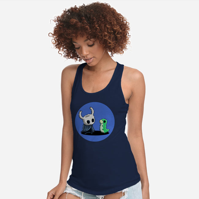 My Worm Friend-Womens-Racerback-Tank-nickzzarto