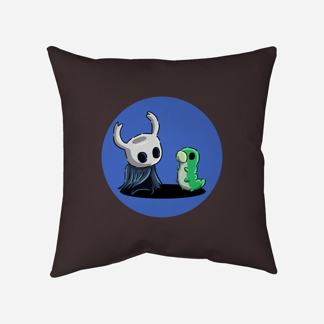 My Worm Friend-None-Removable Cover-Throw Pillow-nickzzarto