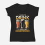 I Used To Drink-Womens-V-Neck-Tee-BridgeWalker