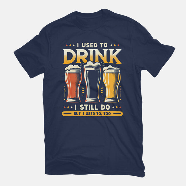 I Used To Drink-Womens-Fitted-Tee-BridgeWalker