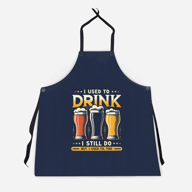 I Used To Drink-Unisex-Kitchen-Apron-BridgeWalker