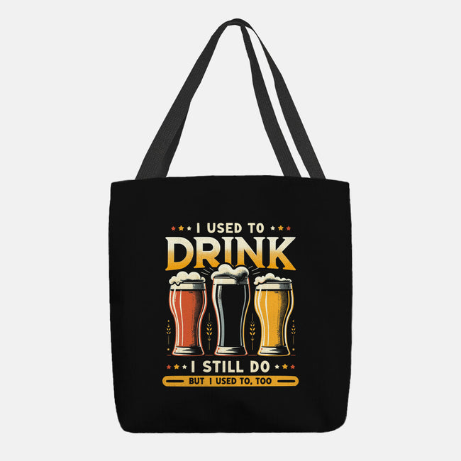 I Used To Drink-None-Basic Tote-Bag-BridgeWalker