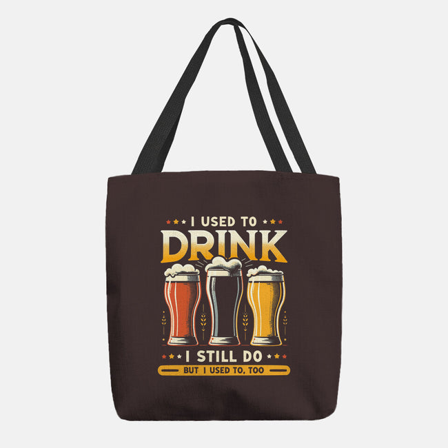 I Used To Drink-None-Basic Tote-Bag-BridgeWalker