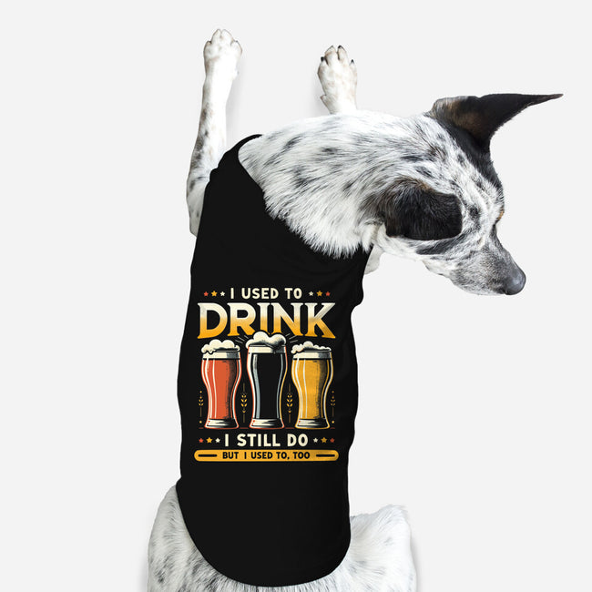 I Used To Drink-Dog-Basic-Pet Tank-BridgeWalker