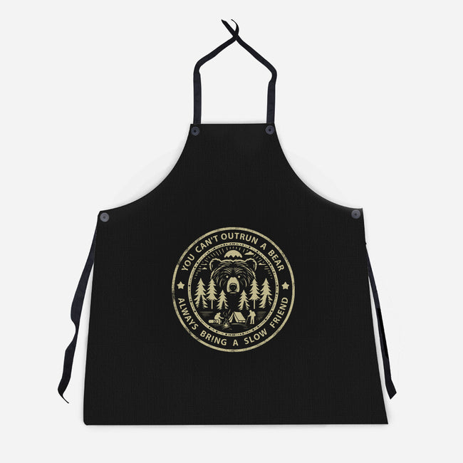 You Can't Outrun A Bear-Unisex-Kitchen-Apron-BridgeWalker