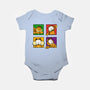 Orange Cat Emotions-Baby-Basic-Onesie-nickzzarto