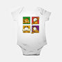 Orange Cat Emotions-Baby-Basic-Onesie-nickzzarto