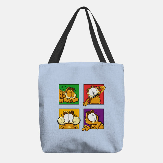 Orange Cat Emotions-None-Basic Tote-Bag-nickzzarto