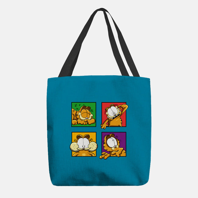 Orange Cat Emotions-None-Basic Tote-Bag-nickzzarto