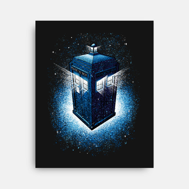 Tardis Splash-None-Stretched-Canvas-Tronyx79