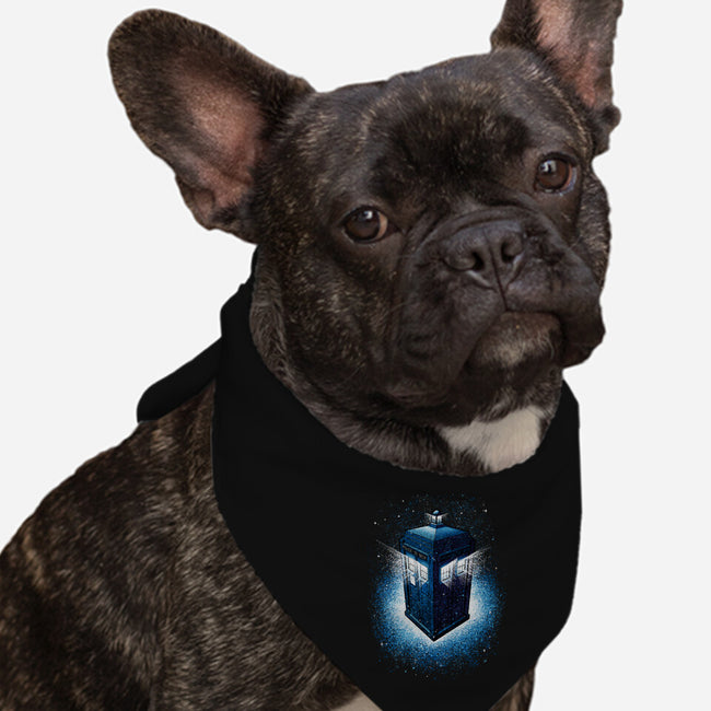 Tardis Splash-Dog-Bandana-Pet Collar-Tronyx79