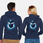 Tardis Splash-Unisex-Zip-Up-Sweatshirt-Tronyx79