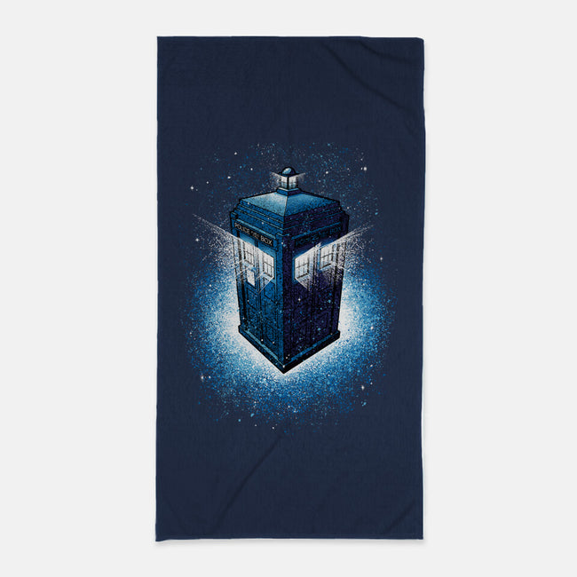 Tardis Splash-None-Beach-Towel-Tronyx79