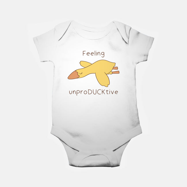 Unproducktive-Baby-Basic-Onesie-Claudia