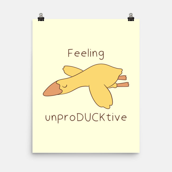 Unproducktive-None-Matte-Poster-Claudia