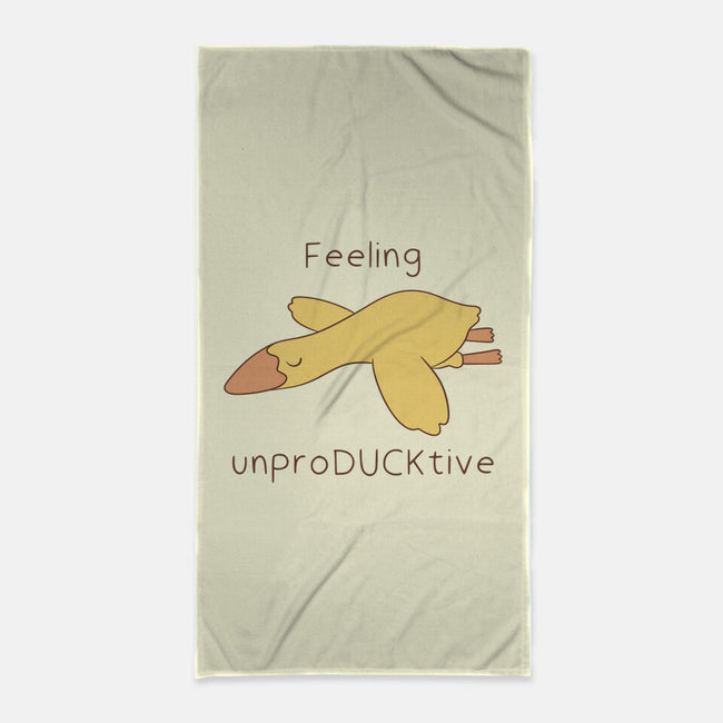 Unproducktive-None-Beach-Towel-Claudia