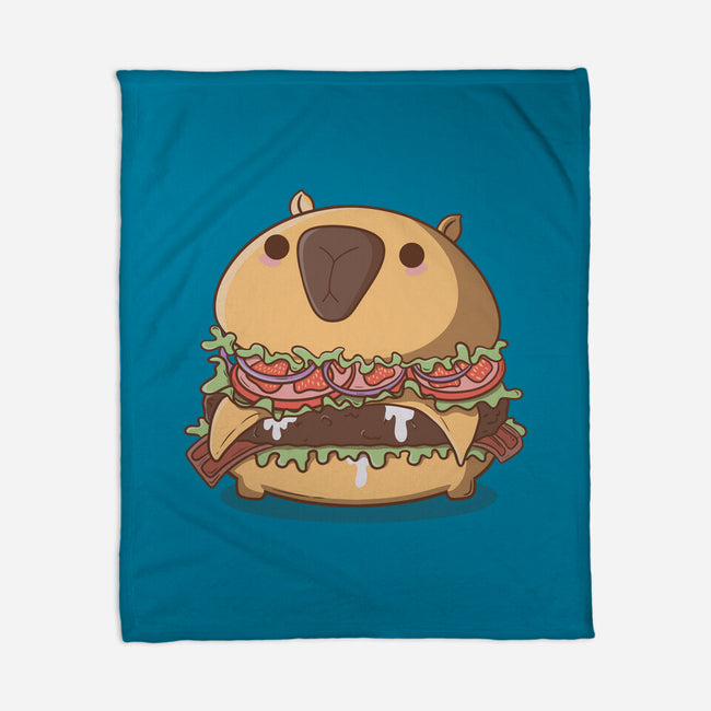 Capyburger-None-Fleece-Blanket-Claudia