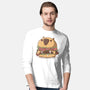 Capyburger-Mens-Long Sleeved-Tee-Claudia