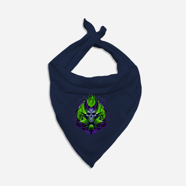 The Witch Skull-Dog-Bandana-Pet Collar-daobiwan