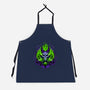 The Witch Skull-Unisex-Kitchen-Apron-daobiwan