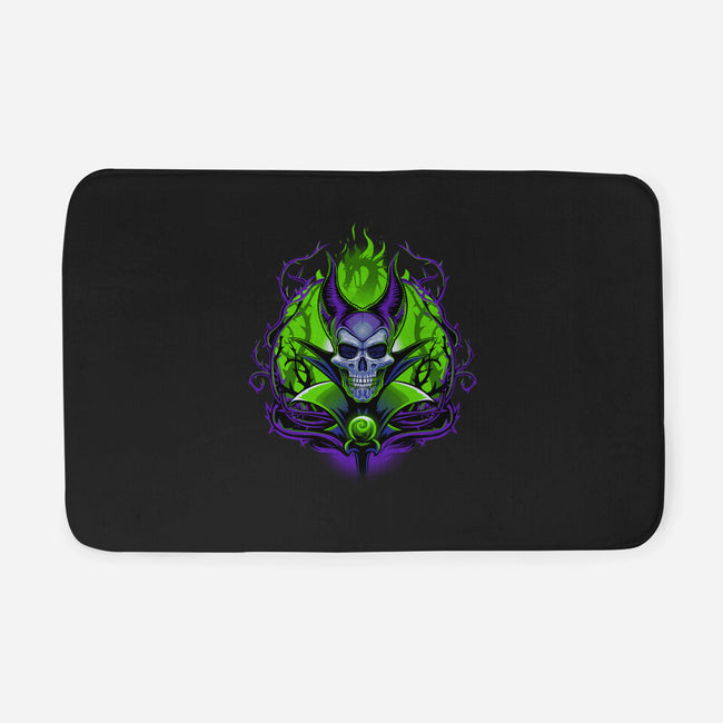 The Witch Skull-None-Memory Foam-Bath Mat-daobiwan