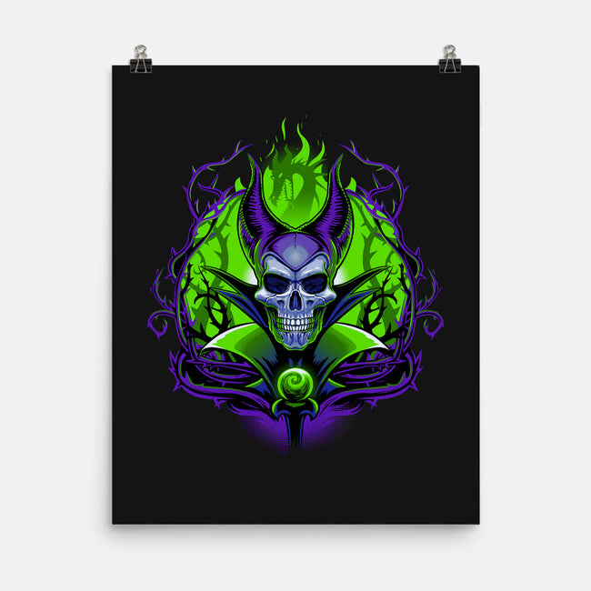 The Witch Skull-None-Matte-Poster-daobiwan