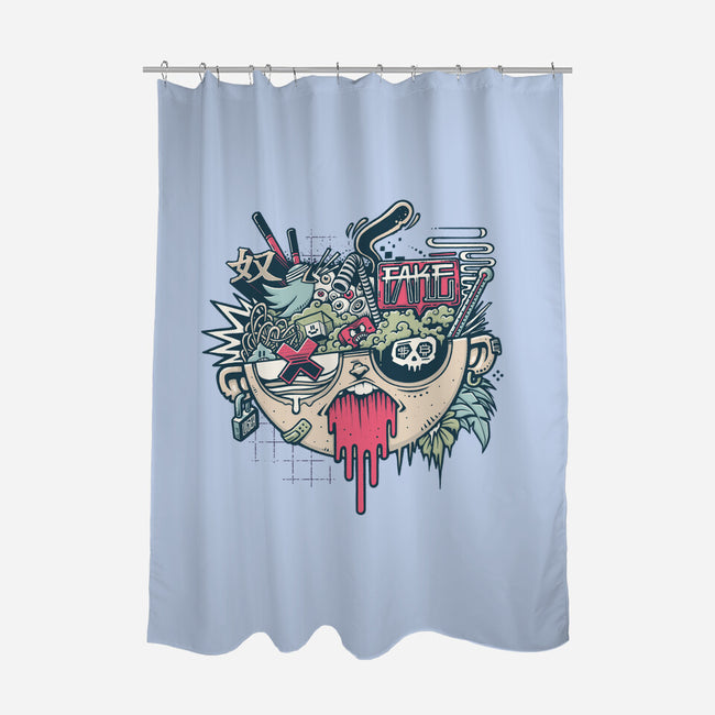 Social Media Anxiety-None-Polyester-Shower Curtain-StudioM6