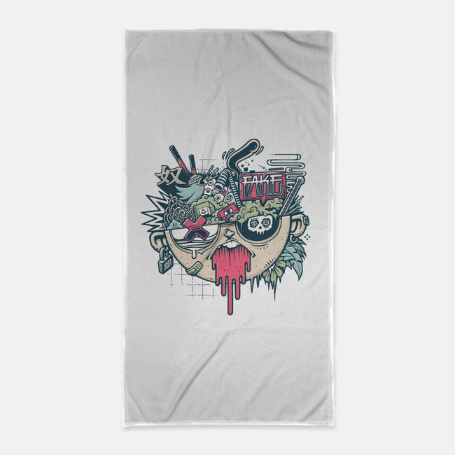 Social Media Anxiety-None-Beach-Towel-StudioM6