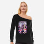 The Warrior Beast-Womens-Off Shoulder-Sweatshirt-Diego Oliver