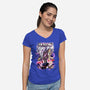 The Warrior Beast-Womens-V-Neck-Tee-Diego Oliver