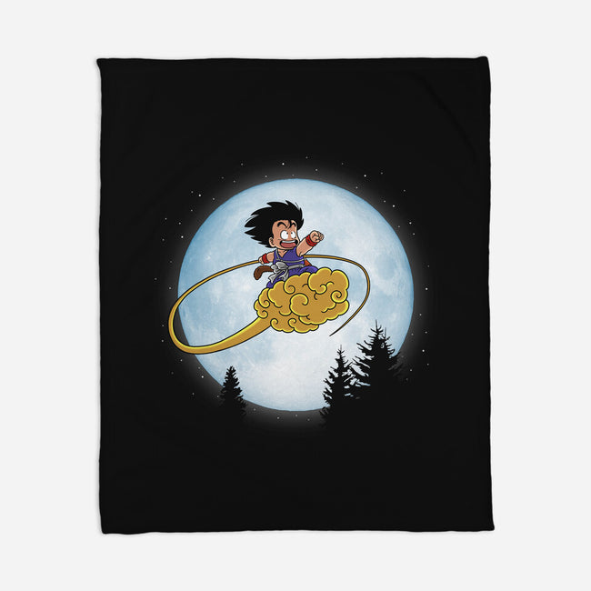 Dragon Moon-None-Fleece-Blanket-Barbadifuoco