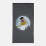 Dragon Moon-None-Beach-Towel-Barbadifuoco