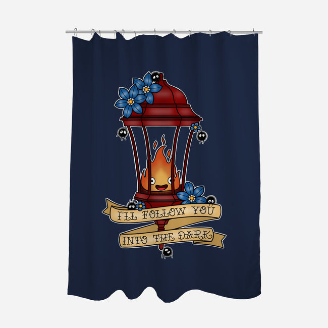 Eternal Traveling Companion-None-Polyester-Shower Curtain-Alexhefe