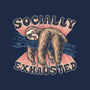 Socially Exhausted-None-Stretched-Canvas-momma_gorilla