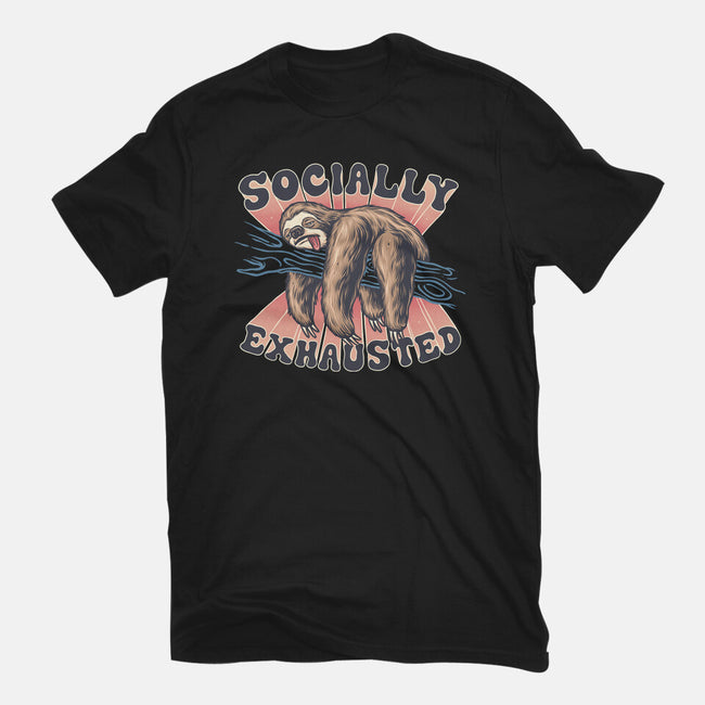 Socially Exhausted-Mens-Basic-Tee-momma_gorilla