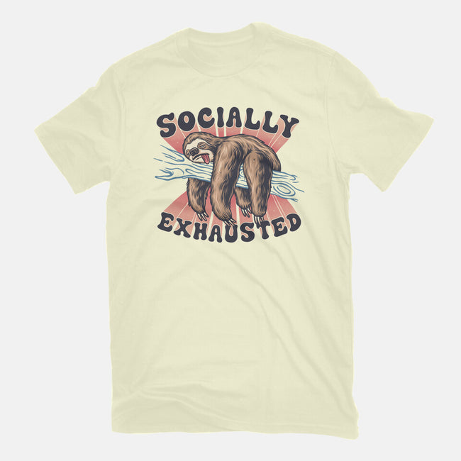 Socially Exhausted-Mens-Basic-Tee-momma_gorilla