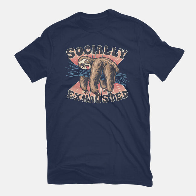 Socially Exhausted-Mens-Basic-Tee-momma_gorilla