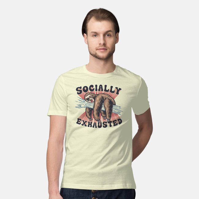 Socially Exhausted-Mens-Premium-Tee-momma_gorilla