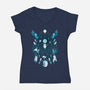 Magic DreamCatcher-Womens-V-Neck-Tee-Vallina84