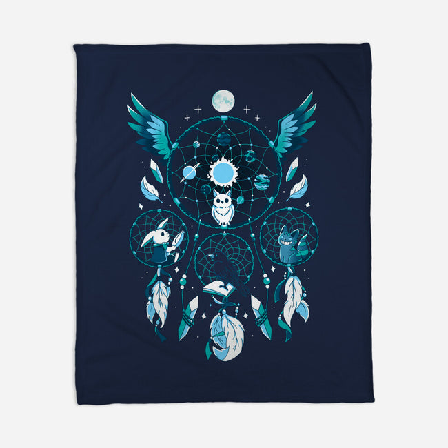 Magic DreamCatcher-None-Fleece-Blanket-Vallina84