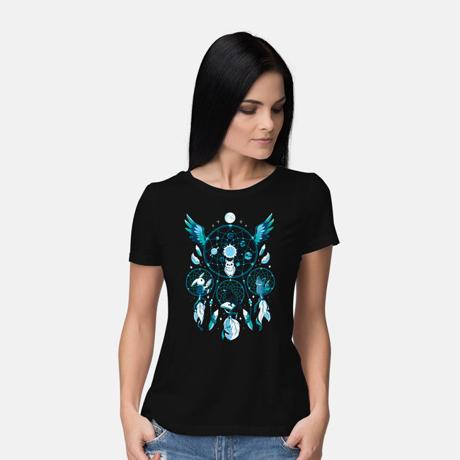 Magic DreamCatcher-Womens-Basic-Tee-Vallina84