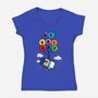 Unique Penguin-Womens-V-Neck-Tee-Boggs Nicolas