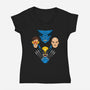 Mutant Rhapsody-Womens-V-Neck-Tee-drbutler