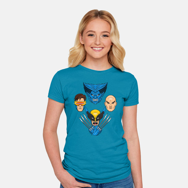 Mutant Rhapsody-Womens-Fitted-Tee-drbutler