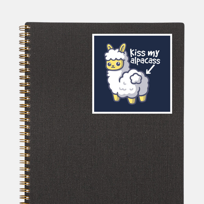 Kiss My Alpacass-None-Glossy-Sticker-NemiMakeit