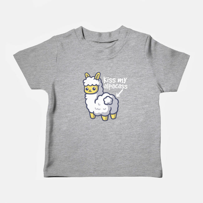 Kiss My Alpacass-Baby-Basic-Tee-NemiMakeit