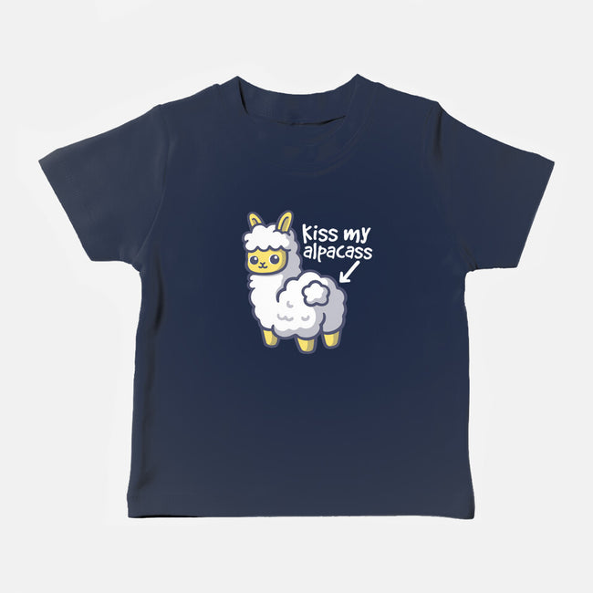 Kiss My Alpacass-Baby-Basic-Tee-NemiMakeit