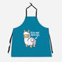 Kiss My Alpacass-Unisex-Kitchen-Apron-NemiMakeit